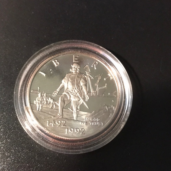 United States 1992 S Proof Half Dollar Liberty Columbus Discovery coin - Picture 1 of 2
